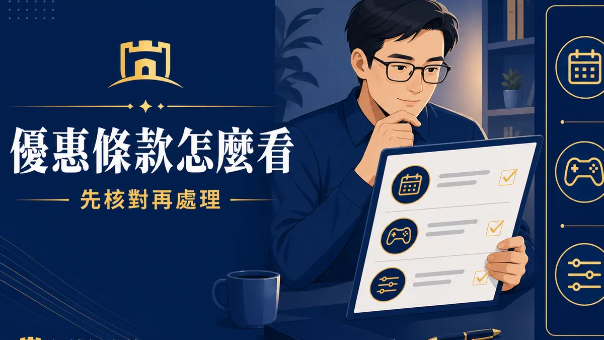 鉅城娛樂城｜娛樂城優惠條款怎麼看？有效期、適用遊戲與提款限制重點整理